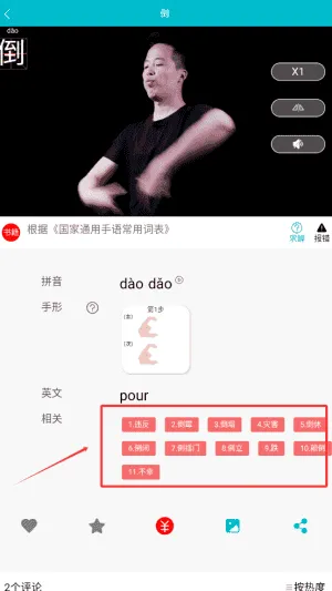 手语词库