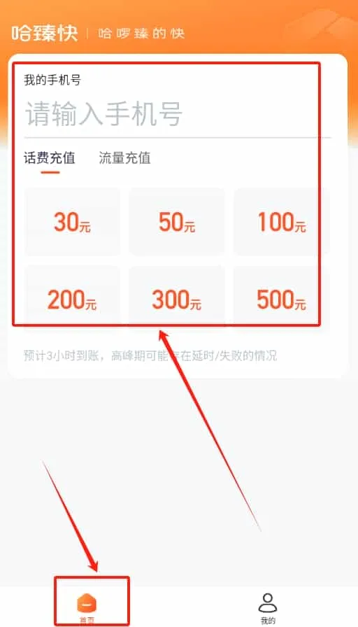 哈臻快充值